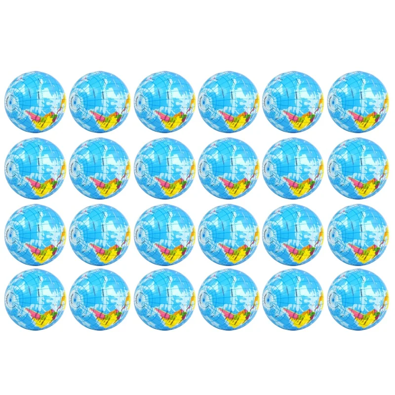 

24 Pack Earth Stress Balls,2.5 Inches Space Theme Squeeze Balls,Stress Relief Balls Squeeze Anxiety Fidget Stress Balls