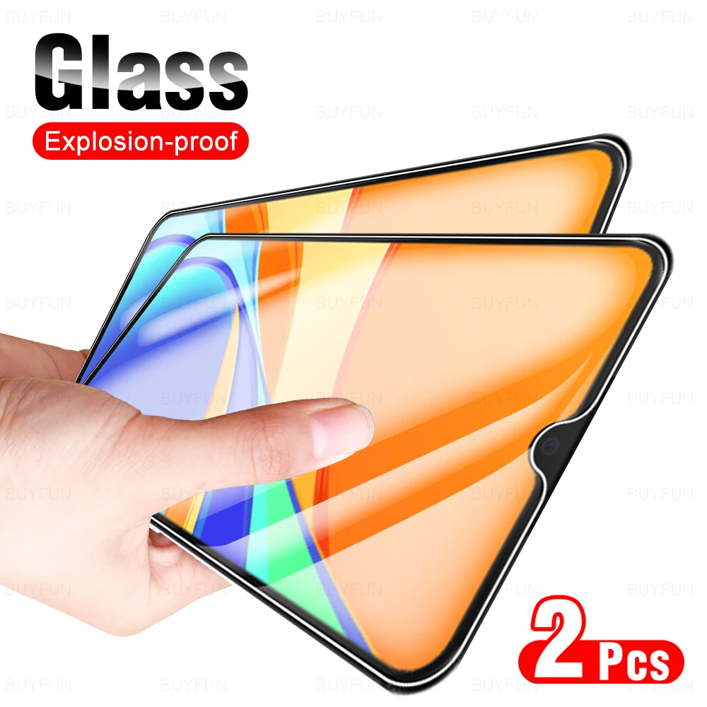 

2Pcs Protective Film Tempered Glass For Xiaomi Redmi 9C 9CNFC 9A 9T 9i 9 NFC C A T i Coverage Screen Protector 6.53" M2006C3MG