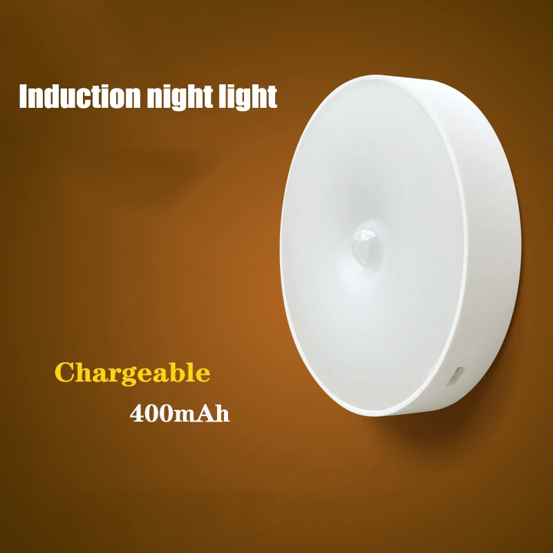 

Charging Night Light Intelligent Motion Sensor Light USB Cabinet Light Human Body Induction Closet light 400mAh Bedroom Stairs