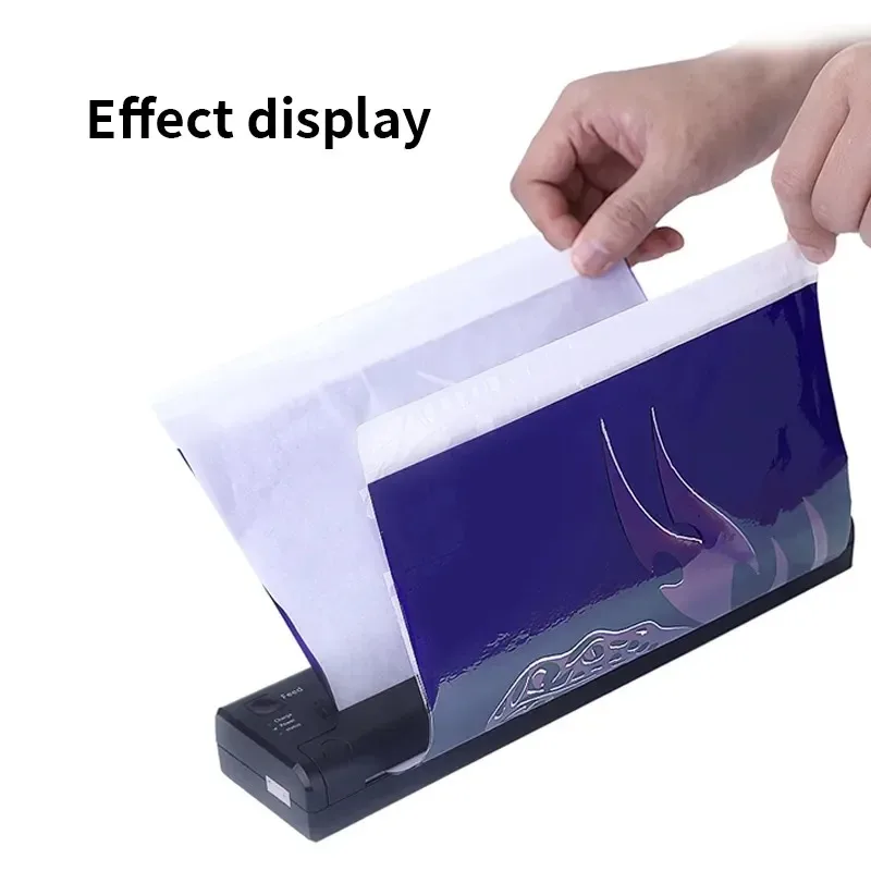 Прозрачный термотрафарет для татуировок пленка переводная бумага углеродного
