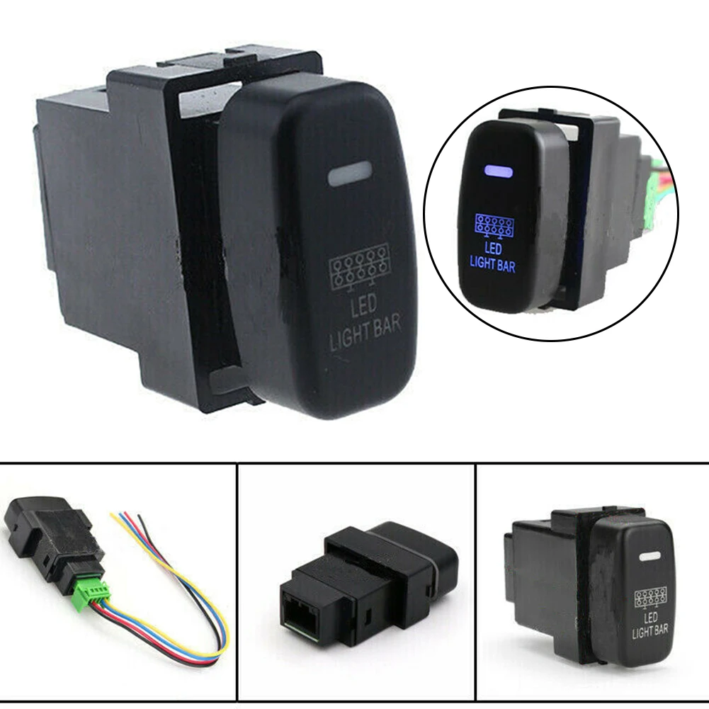 

Cables Push Switch For Mitsubishi Pajero Triton Lancer Blue LED LED LIGHT BAR Push Switch Single Pole Single Throw
