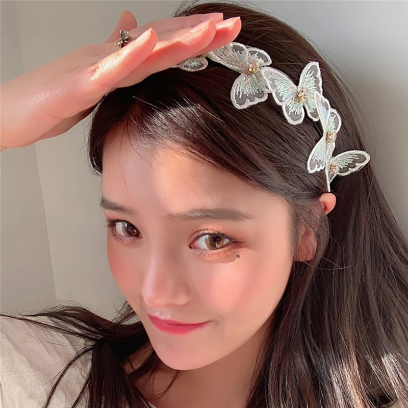 

Fashion Butterfly Headbands Bogus Butterflies Hair Hoop Woodland Photo Shoot Hairbands Hair Accessories