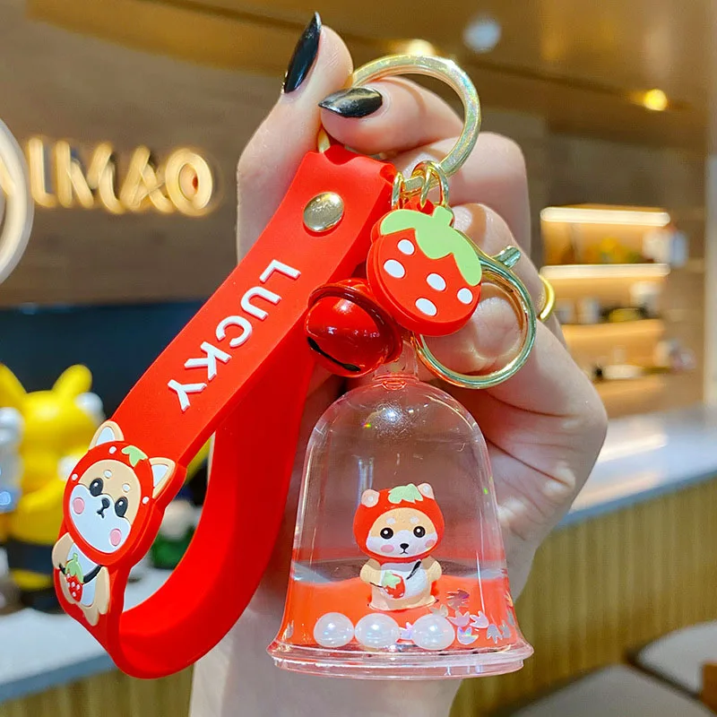 Брелок для ключей мужчин и женщин плавающая подвеска в виде жидкого желе С