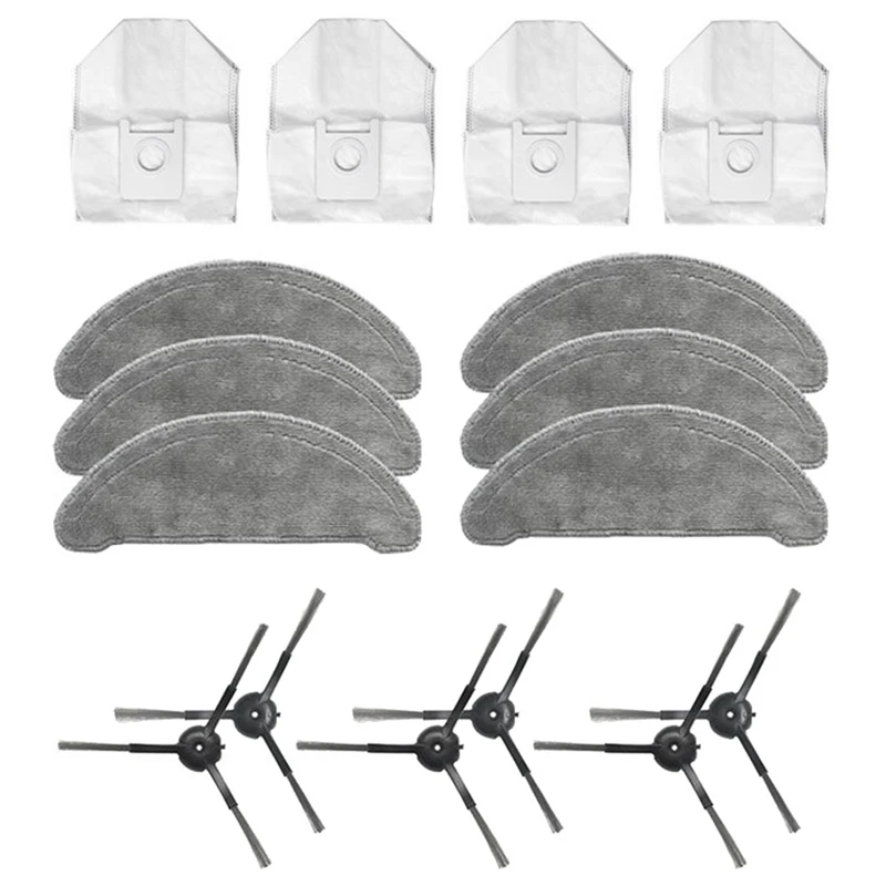 

Mop Cloths Dust Bags Side Brush Replacement Accessories For ROIDMI EVE Plus Vacuum Cleaner Spare Parts Kits