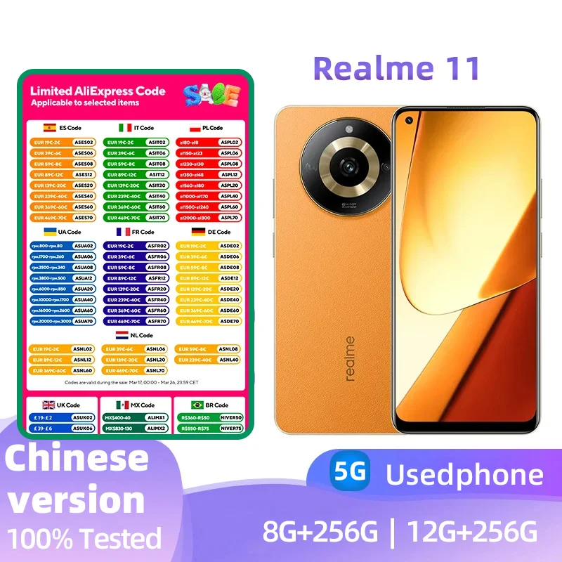 Смартфон Realme 11 8/256ГБ 12/256ГБ china Б/у