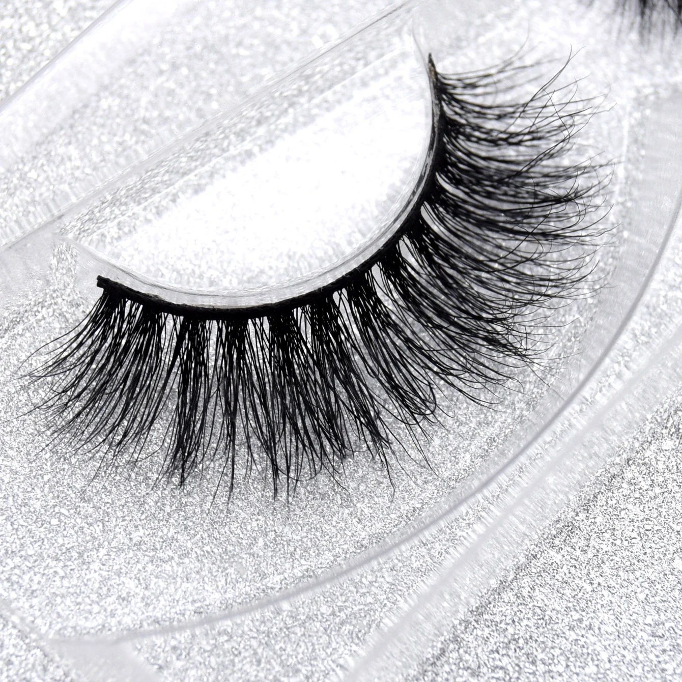 Visofree 3D норковые ресницы настоящие ручной работы пересекающиеся индивидуальные