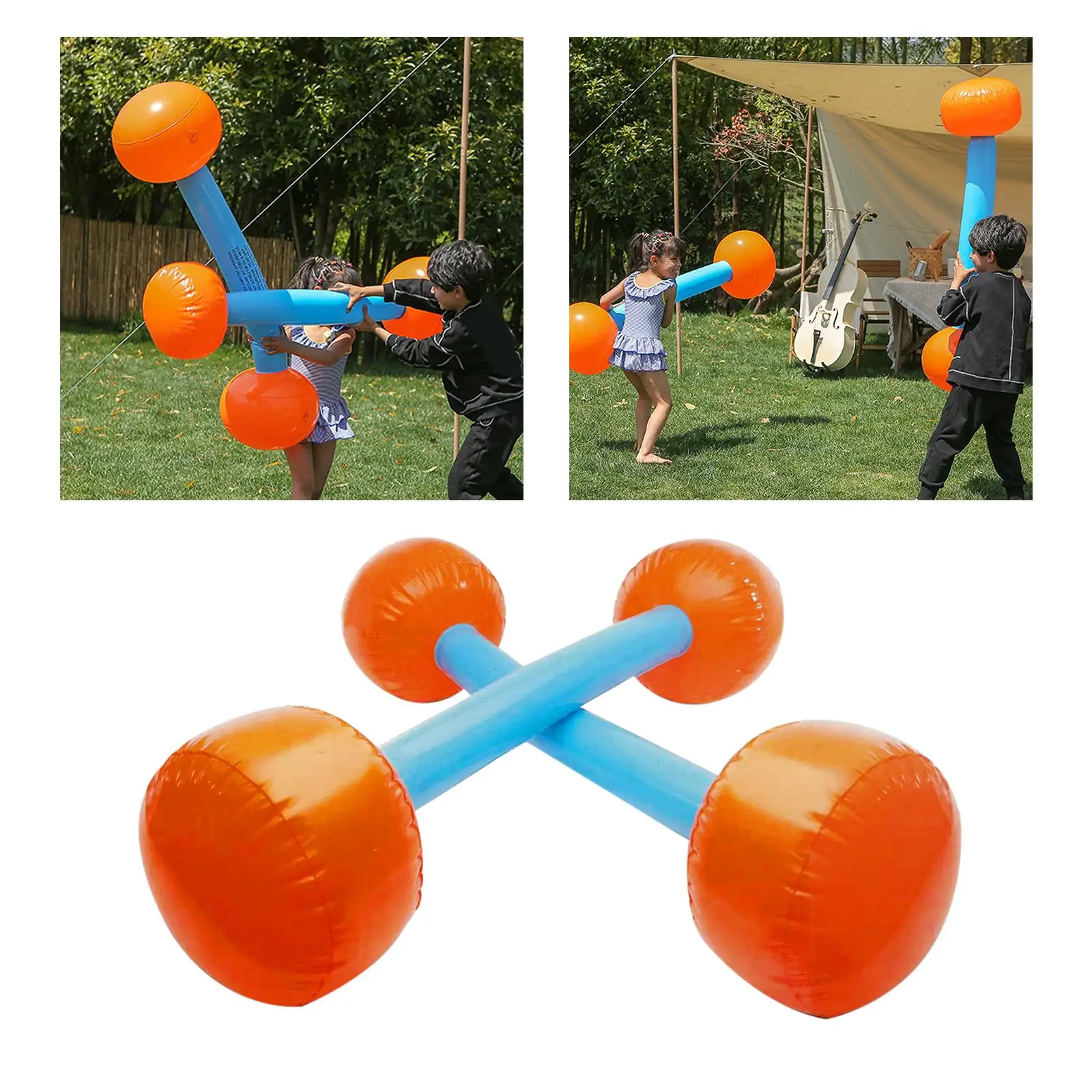 

Inflatable Dumbbell Gym Exercise Stress Relief for Kids Children Fancy Dress