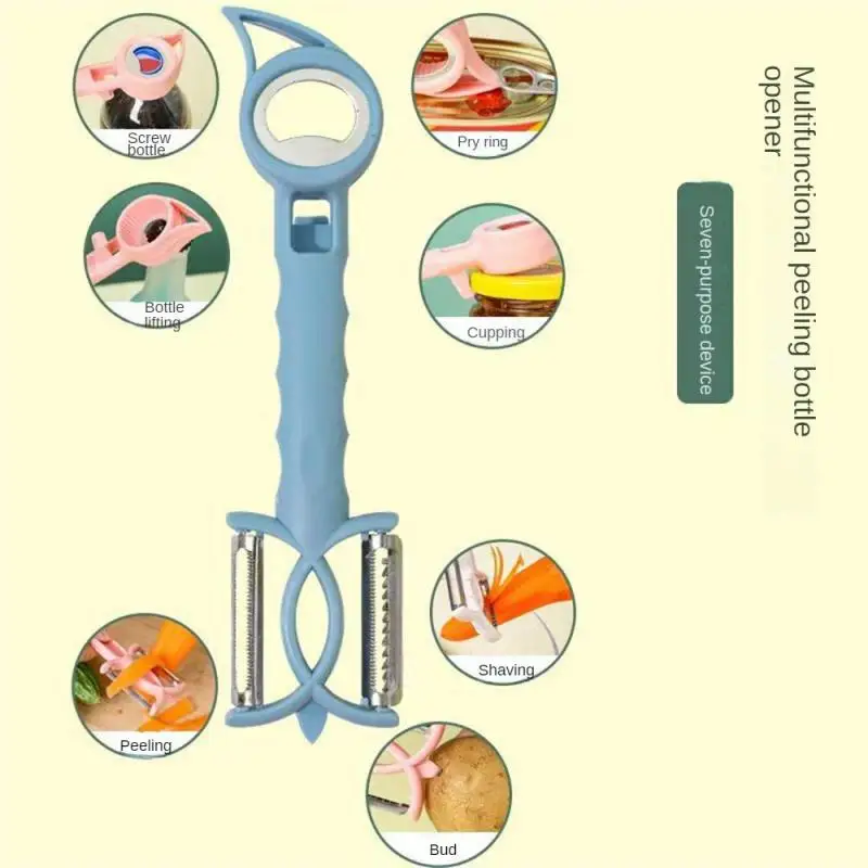 

Openable Cans Screw Corkscrew Beer Cap Remover Colorful Labour-saving Peelers For The Skin Easy To Pry Open