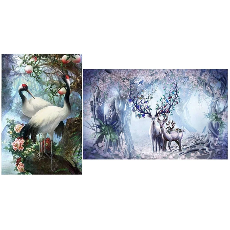 

Алмазная живопись «сделай сам» 5D, стразы, лось, дом и алмазная живопись, животное, алмазная вышивка 5D, распродажа цветов и деревьев