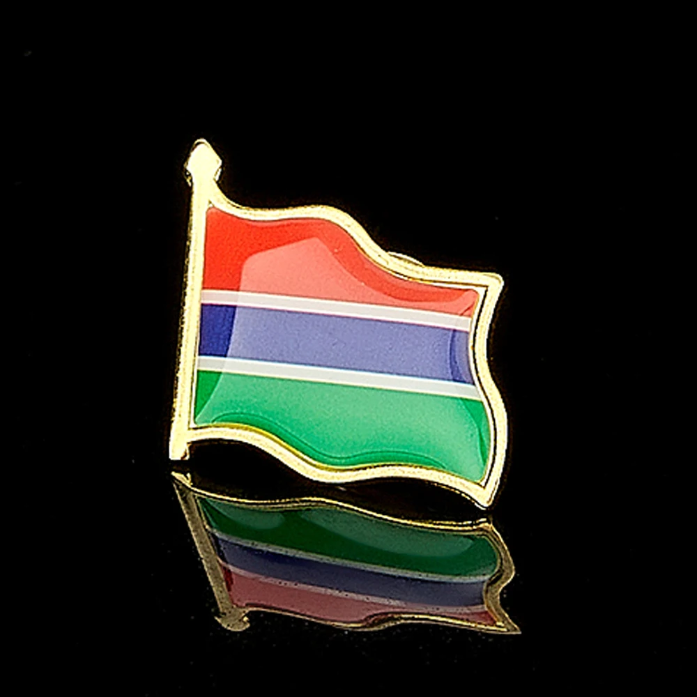 Государственная эмблема Республики Гамбия африканской страны металлический