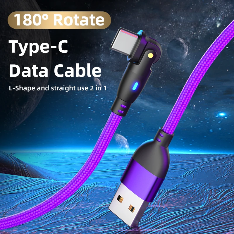 

3A USB C Cable Type C Cable Fast Charging Wire for iPhone Huawei Xiaomi Samsung S22 QC3.0 Data Cord USB-C Charger Mobile Phone
