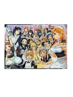 2pcsset acg beauty jump japanese anime heroine collection cos maid 2in1 hobby collectibles game anime collection cards
