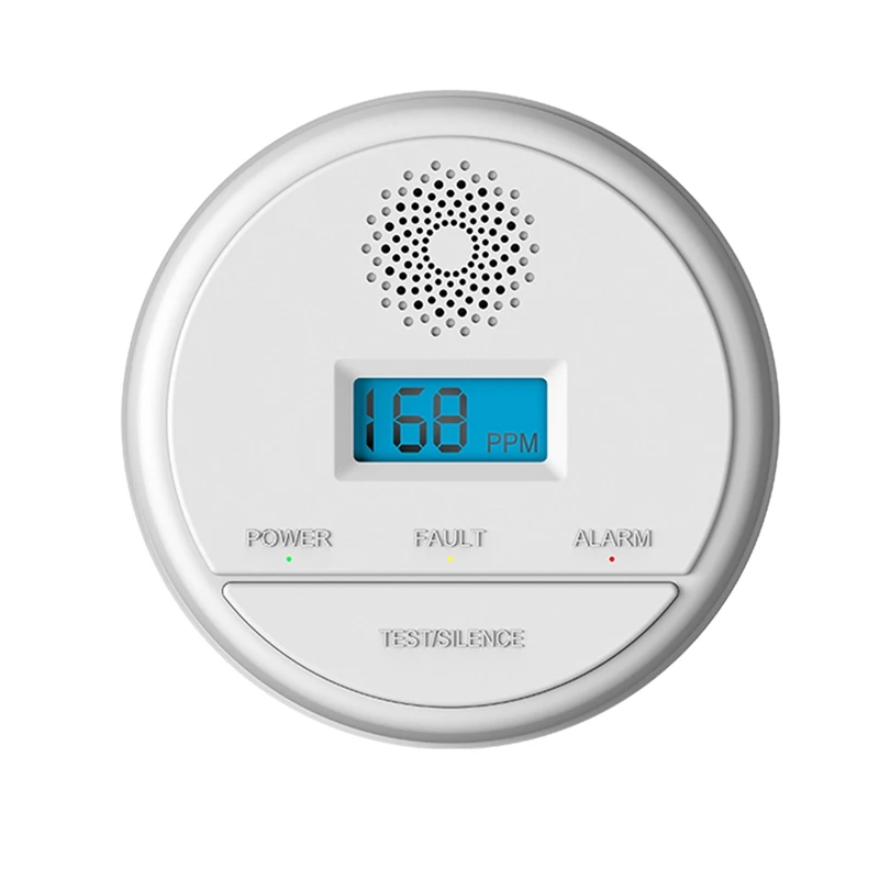 

Home CO Sensor Detector Wireless CO Carbon Monoxide Poisoning Smoke Gas Sensor Warning Alarm Detector LCD Indicator