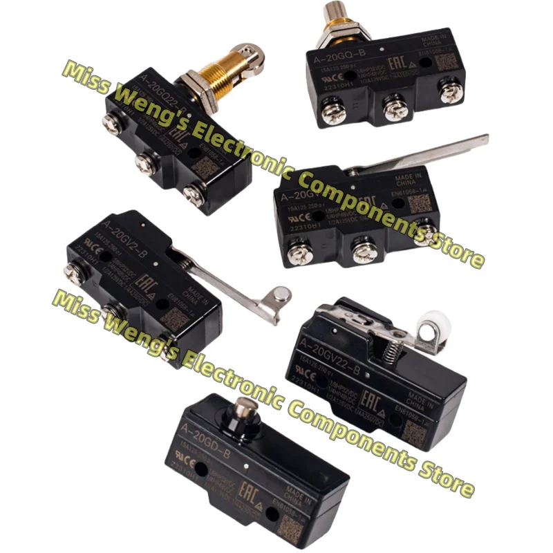Концевой микровыключатель A-20GV22-B A-20GV2-B A-20GV21-B A-20GQ21-B A-20GQ22-B A-20GV-B A-20GD-B A-20GD A-20GQ-B
