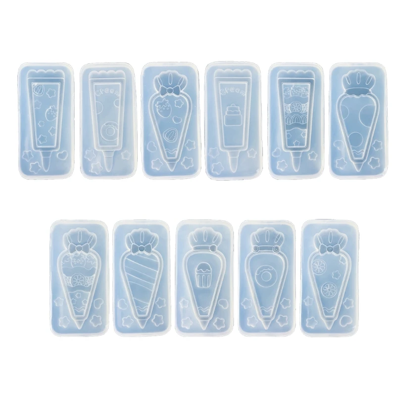 

DIY Cream Piping Bag Jam Bag Epoxy Resin Mold Baking Piping Bag Silicone Mould
