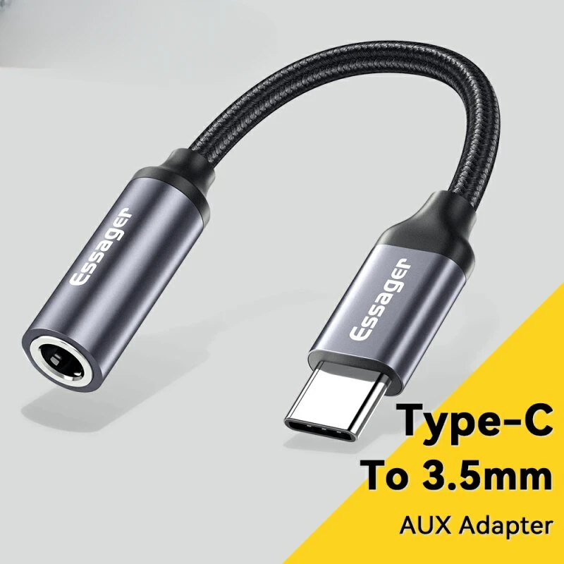 

USB Type C 3.5 Jack Earphone Adapter USB C to 3.5mm Headphones AUX Audio Adapter Cable For Huawei P30 Xiaomi Mi 10 9 Es