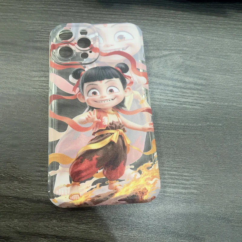 Лидер продаж чехол для телефона Nezha 2025 Iphone 16 15 Pro Max 14 Plus прозрачный в китайском