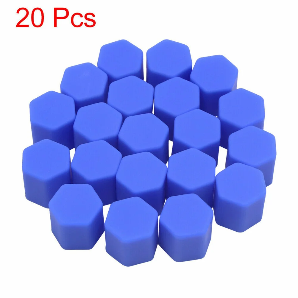 

20pcs Silicone 21mm Car Wheel Nut Lug Dust Cover Cap Protector Hub Screw Rim Car Accessories Tire Nut Rust Protection Cover