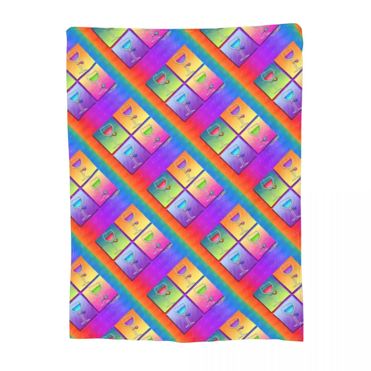 

Популярное художественное винное одеяло, красочное, эстетическое, мягкое, дешевое покрывало, одеяло для улицы