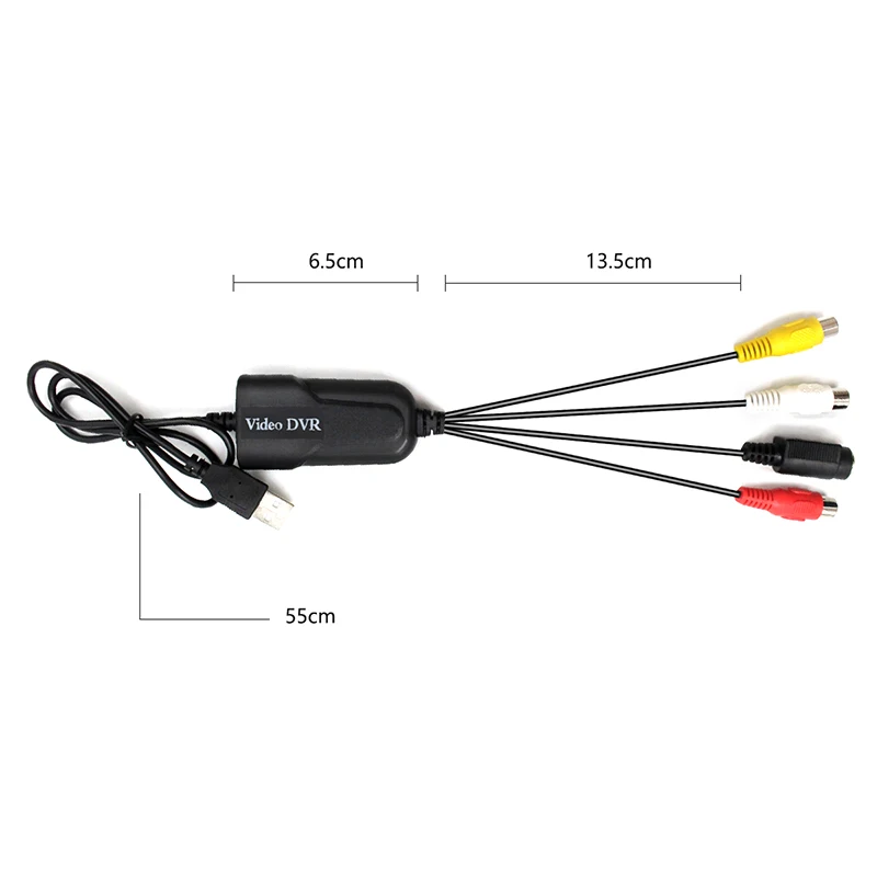 USB-карта захвата видео USB 2 0 аудио-видео рекордер редактирование DVR 4-канальный TV DVD