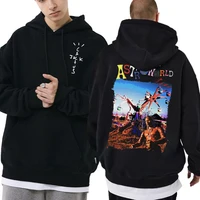 travis scott astroworld double sided portrait graphic printed hoodie cactus jack hip hop sweatshirts men women fashion hoodies