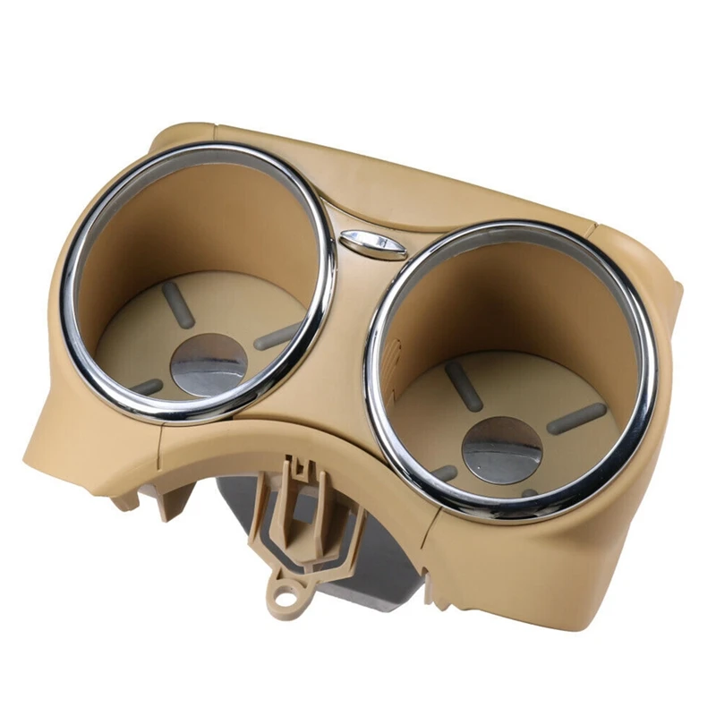 

Beige Car Center Console Water Cup Holder Bracket DUAL Drink Holder 2196800414 Parts Accessories For Mercedes-Benz CLS-CLASS 550