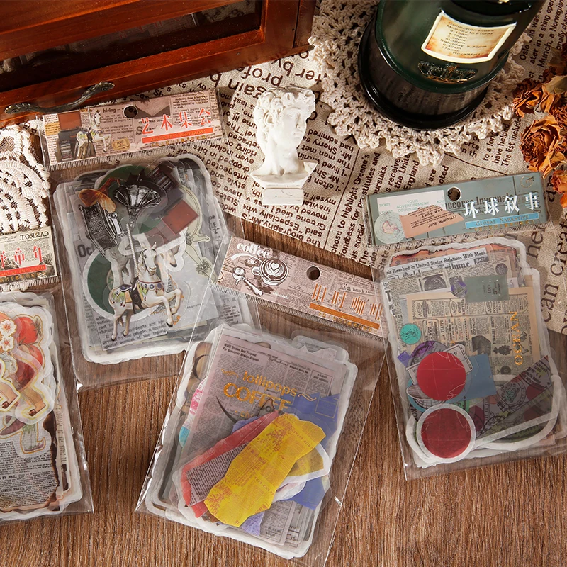 

4packs/LOT British Post series retro creative decoration DIY stickers