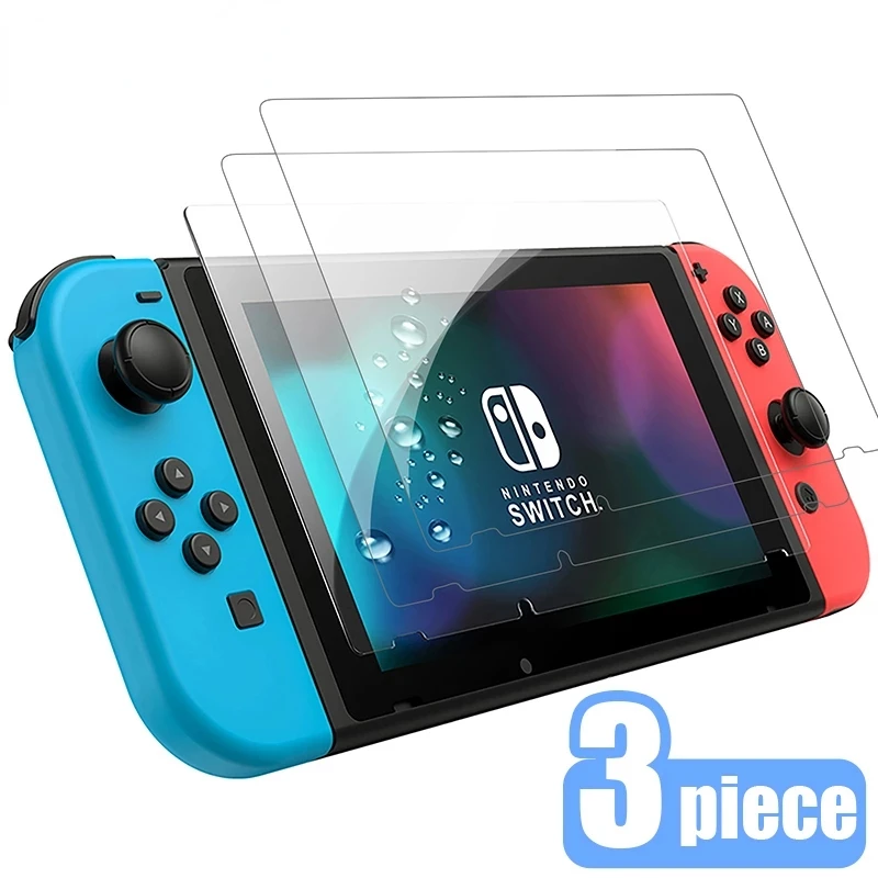 

2/3 sztuk szkło ochronne do przełącznik do for nintendo ochronne szkło hartowane na ekran na przełącznik nintendo Oled Lite NS