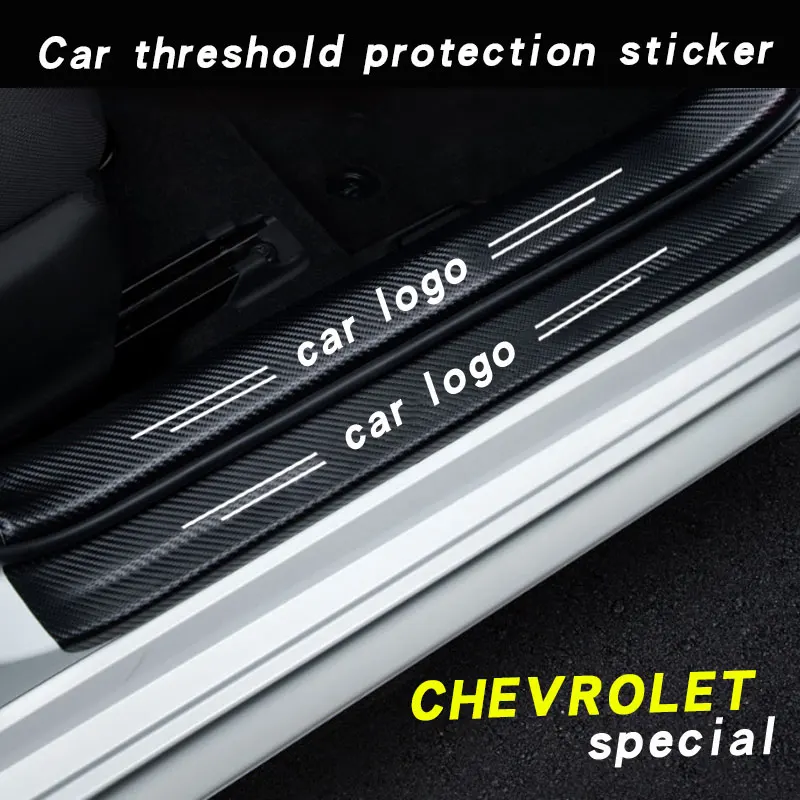

Car Door Sill Welcome Pedal Decoration Sticker for Chevrolet Cruze Aveo Lacetti Captiva Chery Tiggo Niva Spark Explorer