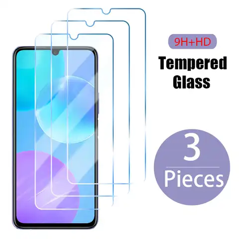 Закаленное стекло 3 шт. для Huawei Y7 2019 Y6 Y5 Y9 Y6P Y5P Y6S Y8P Y9S, Защита экрана для Huawei P30 Lite P20 P40 Pro, стекло