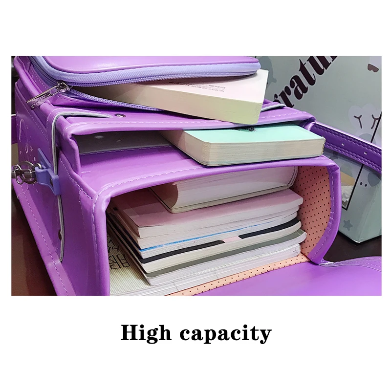 School Backpack Japan-Style Schoolbags In Grades 1-3-5 Children’S Burden-relief Backpacks For Boys B0131