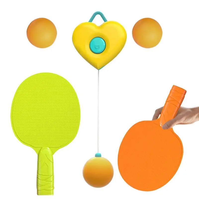 

Портативное оборудование для тренировки тенниса, тренировочный инструмент для тренировки по отскоку, тренажер для мячей для пинг-понга, аксессуары для теннисных ниток