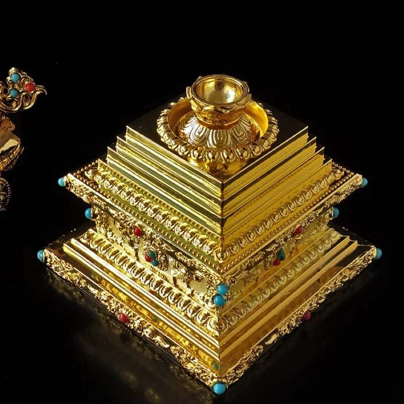 Статуя пагоды Будды из сплава для медитации и духовного самочувствия в тибетском