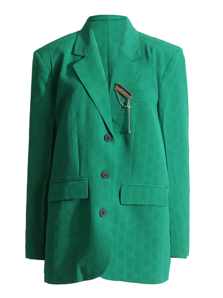 

2023 Autumn New Fashion Casual Niche Design Small Suit Jacket Brooch Jewelry Loose Temperament Trend Top