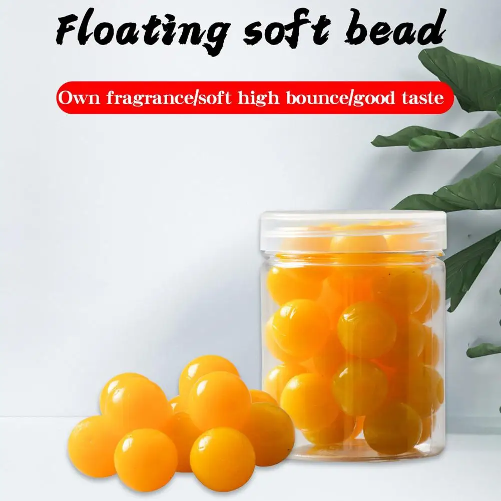 

Fishing Bead Bright Color High Elasticity Soft Strawberry/Corn Flavor Silicone Artificial Floating Lure Bead Carp Fishing