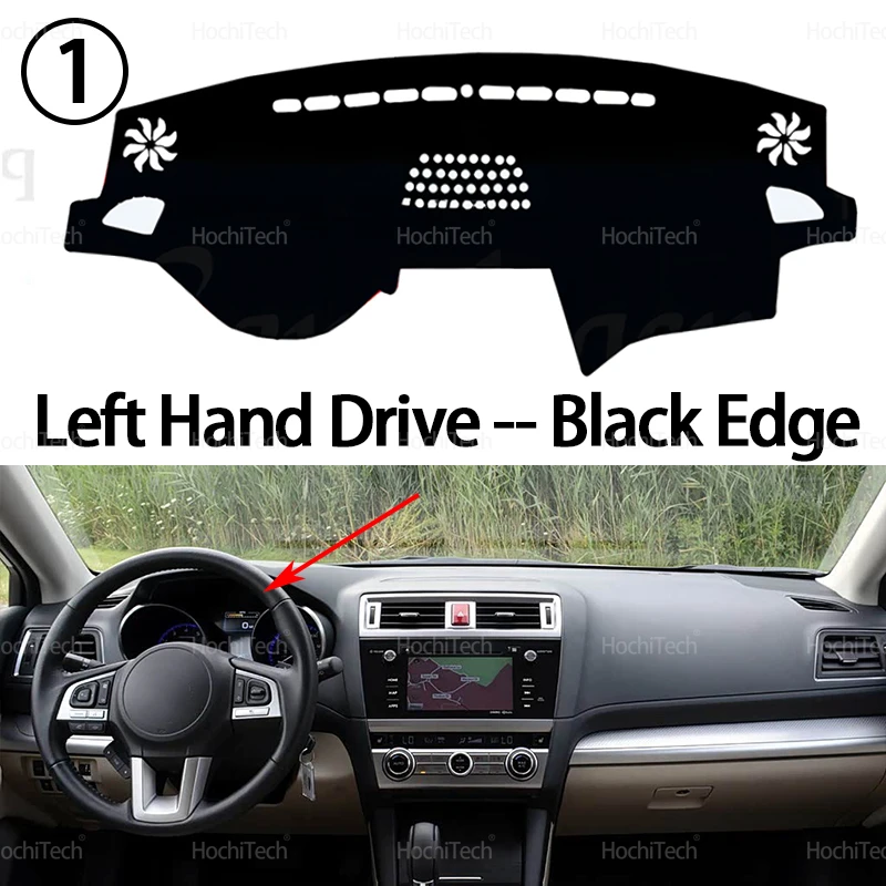 Для Subaru Outback 2015-2019 2016 2017 2018, чехол для приборной панели автомобиля, избегайте световой коврика, анти-УФ-ковры, нескользящий коврик с левым рулем и правым рулем