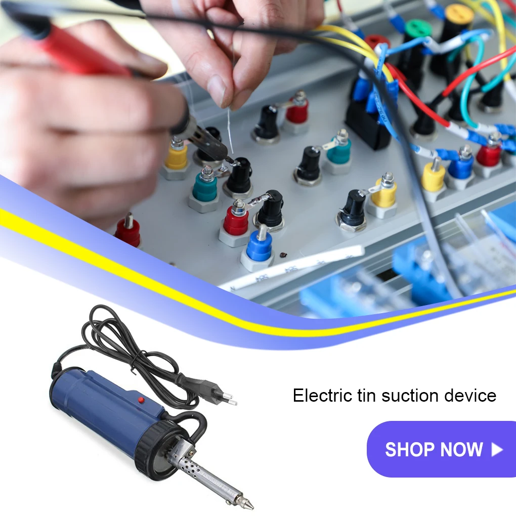 

Автоматический Электрический вакуумный припой, портативный профессиональный прибор для распайки, чип всасывания, переменный ток 220 В, ручк...