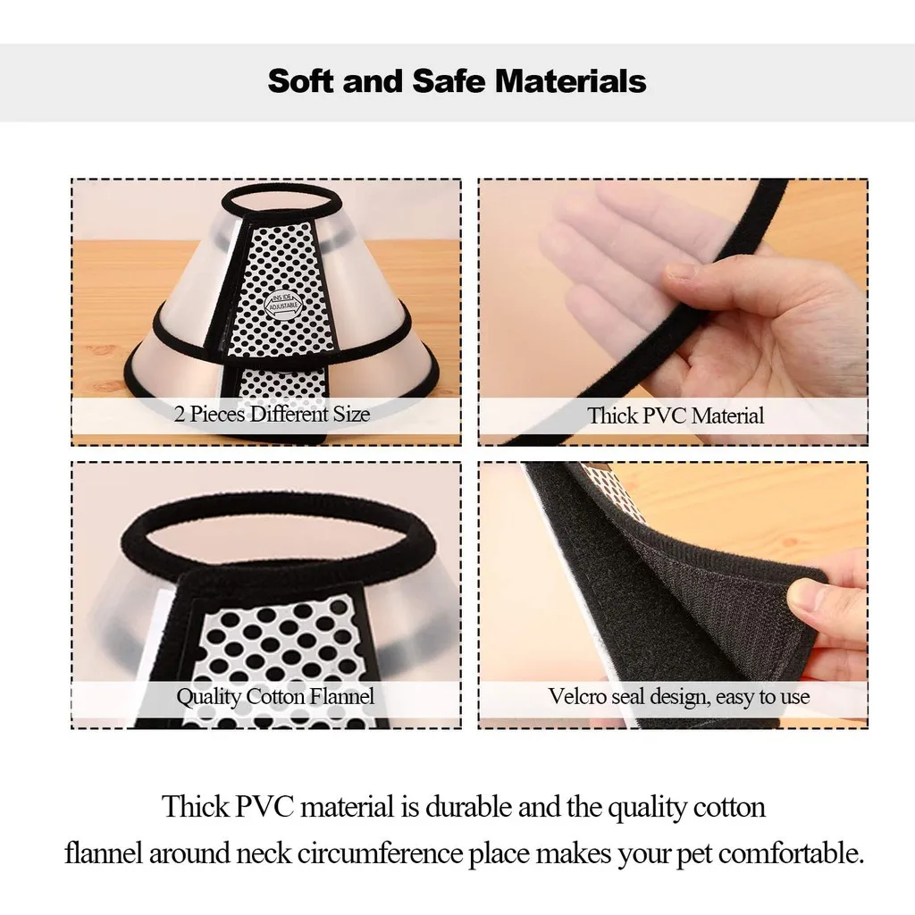 Ошейник для домашних питомцев электронный аксессуар защиты от укусов в виде