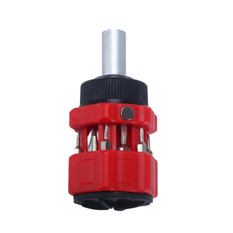 

13 In 1 Set Ratchet Screwdriver Precision Torx Hex Slotted Removable Bits Double-Way Rotation Handle Portable Hand Tool