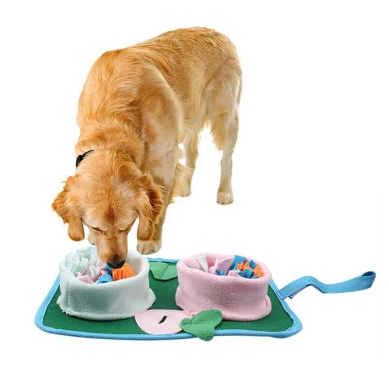 Коврик для медленного кормления животных собаки моющийся с запахом