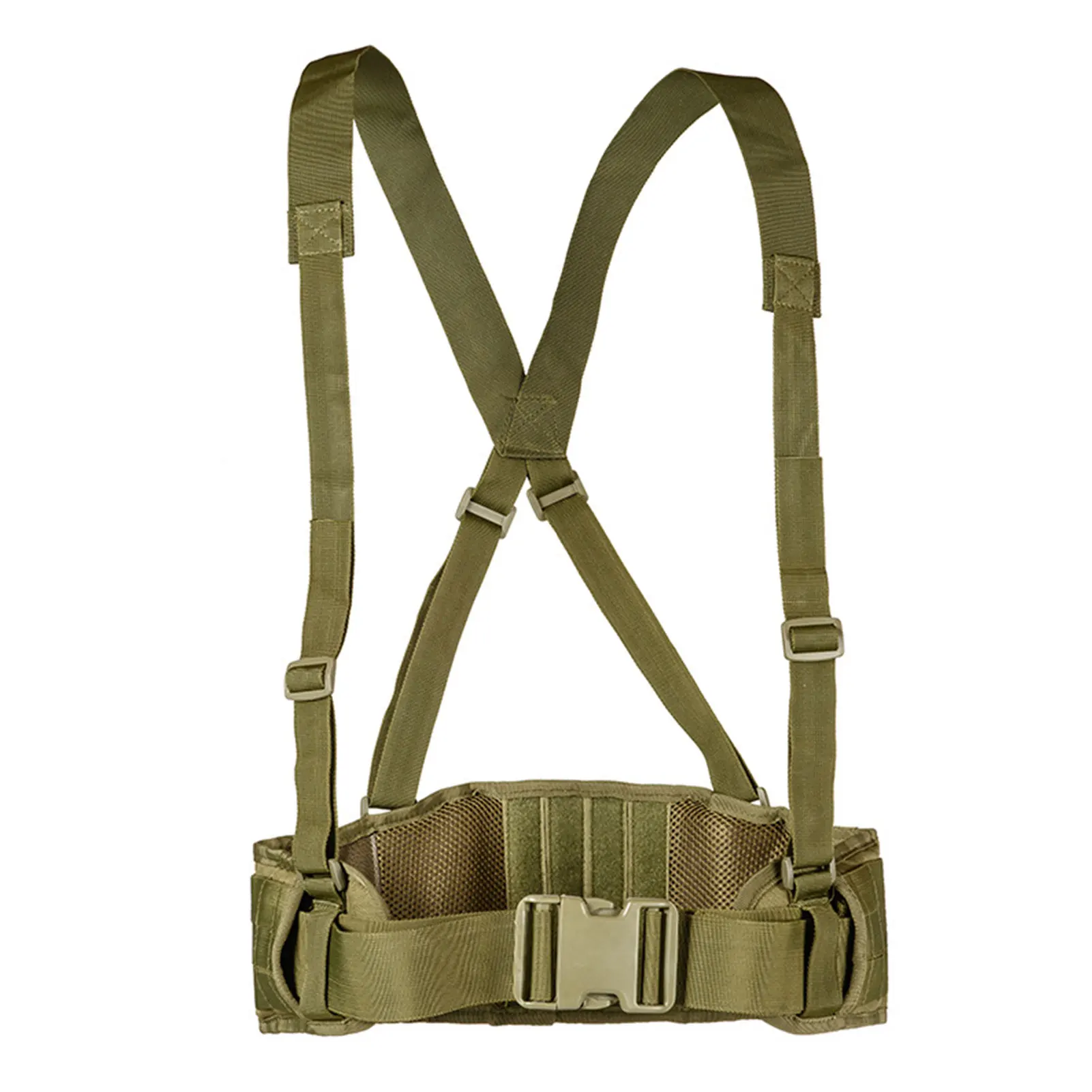 

Tactic Waist Belt Duty Straps Harness With Molle X-Shaped Molle Belt Waterproof Adjustable Tool Shoulder Straps For Camping