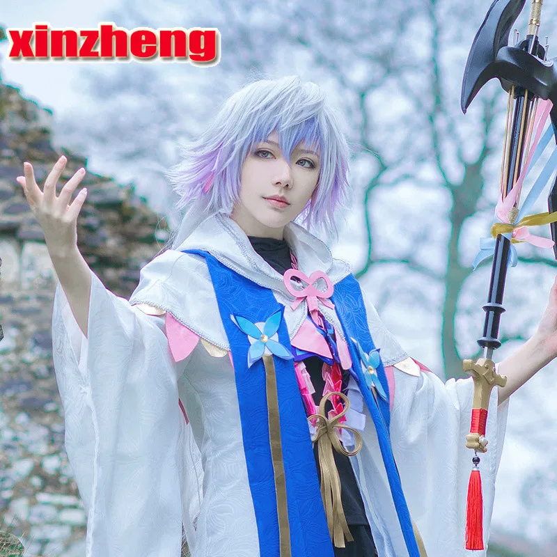 

Fate Grand Order Merlin Cosplay Wig FGO Magus of Flowers Cos Hair