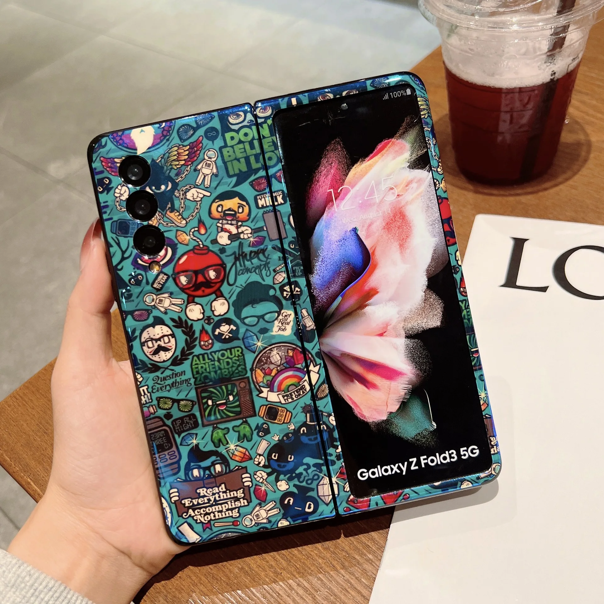 

Чехол-книжка для телефона Samsung Z-FOLD3, противоударный защитный чехол