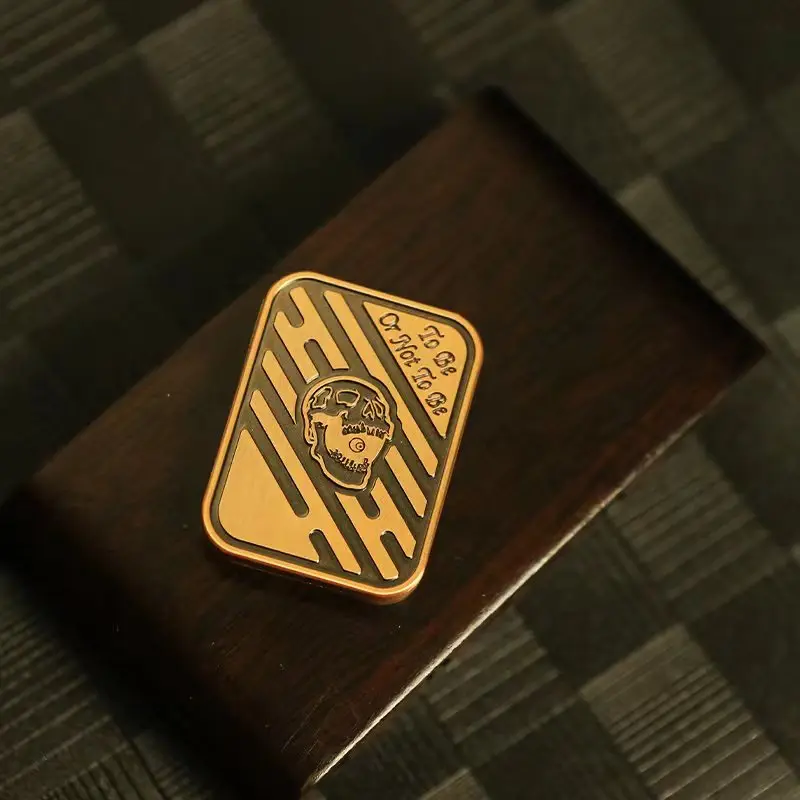 Антистрессовый бегунок BW EDC металлический череп магнитный игрушка для снятия