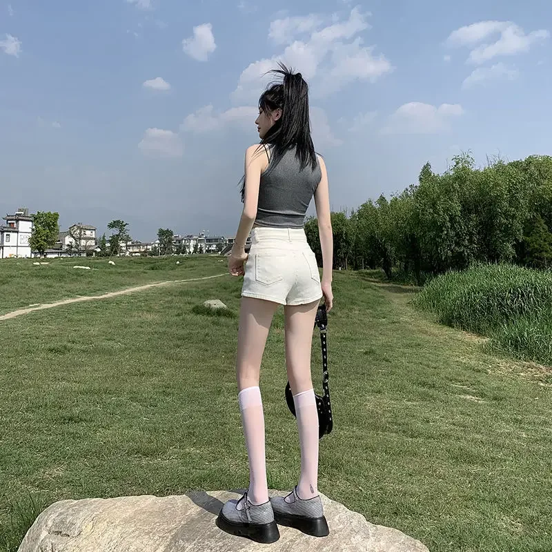 Женские джинсовые шорты новинка летние женские короткие в микро-стиле