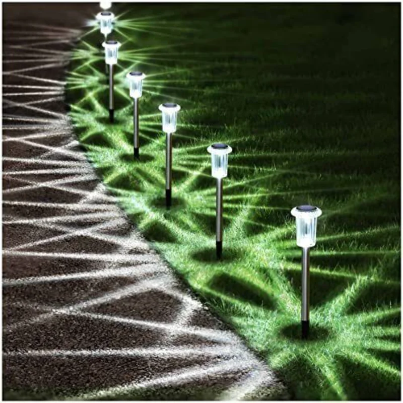 

[Flash Deal]Solar Pathway Lights Outdoor 10 Pack Led Waterproof Stainless Steel Garden Stake[US Stock]
