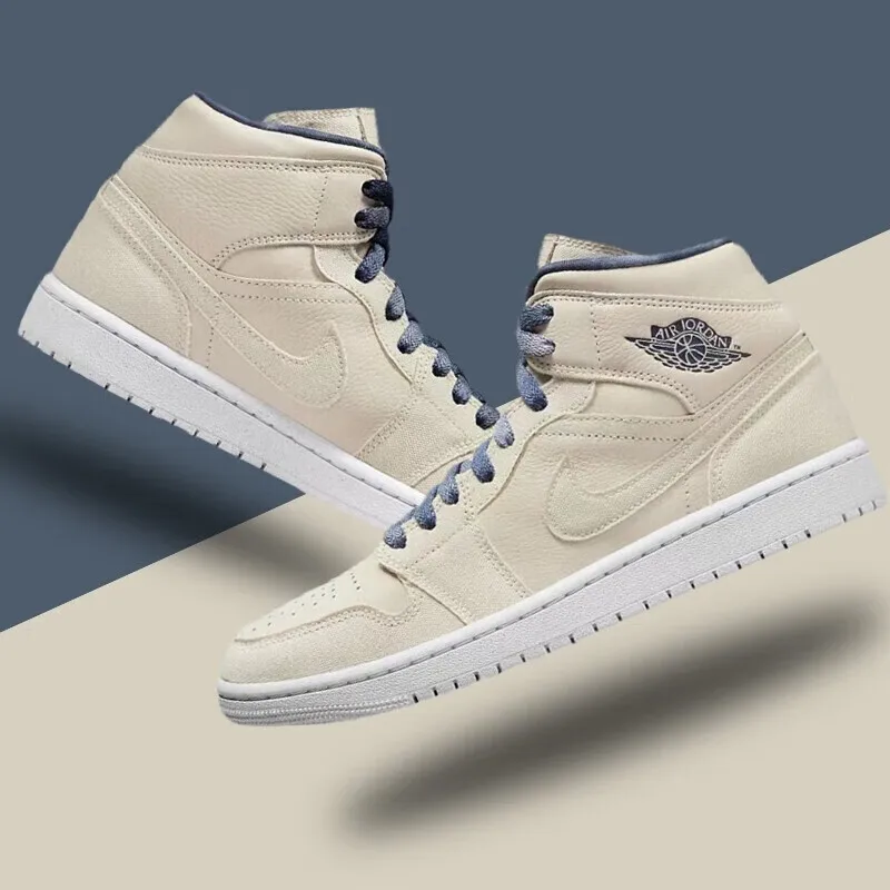 NIKE AIR JORDAN 1 MID SE Женская обувь Модная спортивная в стиле ретро износостойкие