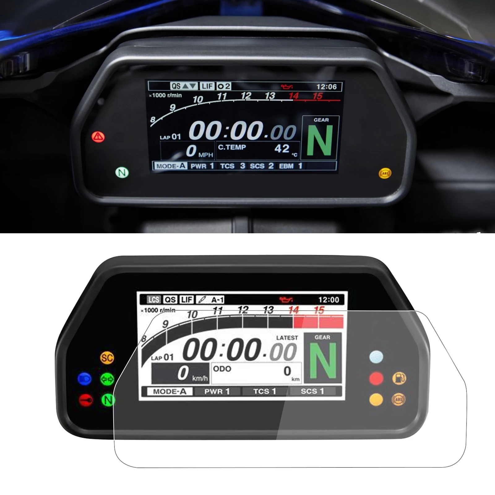 Для YAMAHA R1 R1M MT-10SP MT10SP 900 Tracer GT мотоциклетный инструмент приборная панель