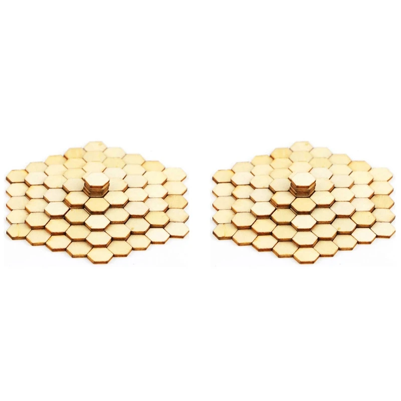 

Новые-1000 шт. сотовые деревянные чипсы из необработанной древесины, натуральная сотовая древесина, шестигранный вырез, формы, необработанна...