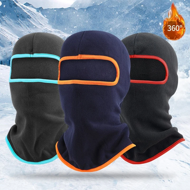 Мягкая флисовая шапка теплая ветрозащитная для рыбалки катания на коньках